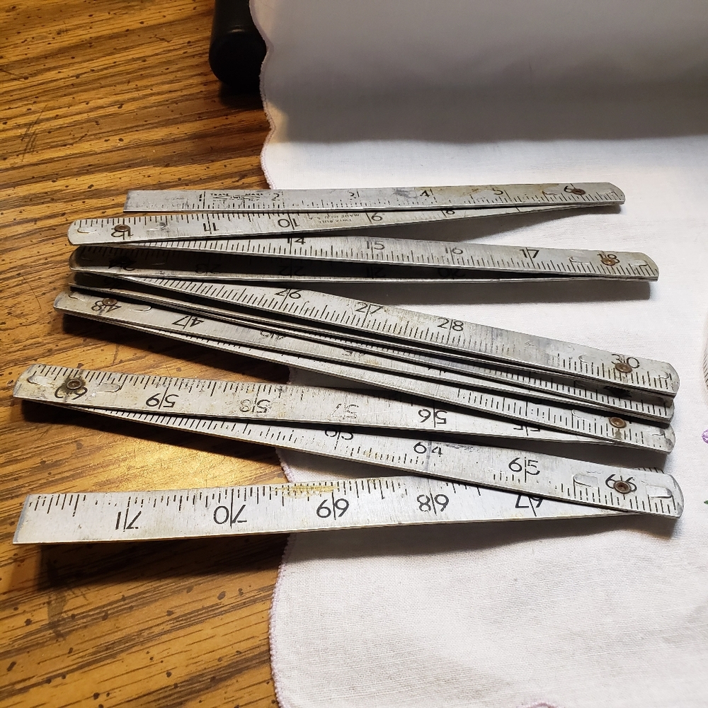 Vintage Folding Ruler